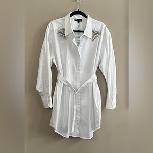 Generation Love Elianna Crystal Shirtdress size medium/ large new